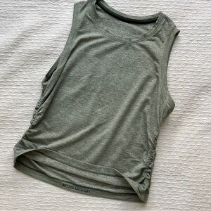 Lululemon Better each day green tank top size 6